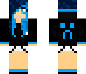 dark blue hair - girl