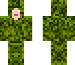 camo girl forest