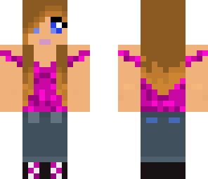 girl in pink