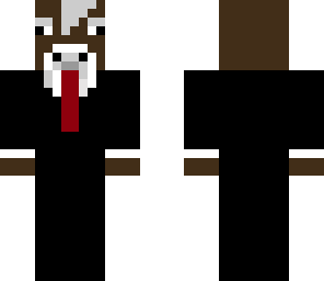 cow in a tux