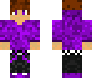 purple hoodie boy