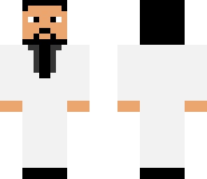 man in white dress