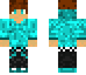 blue hoodie boy