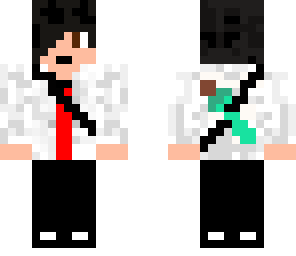 teen with sword on back