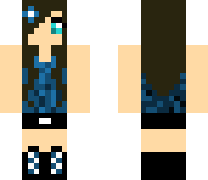 girl in a blue shirt