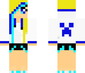 blue creeper girl