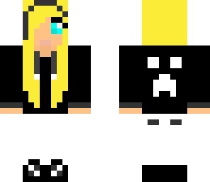 black hoodie girl