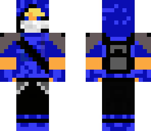 armored blue assasin