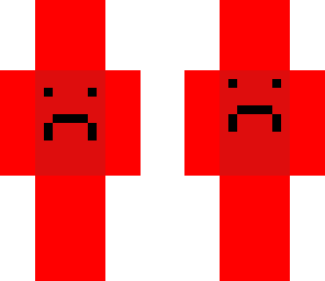 Red Creeper Cape | Minecraft Skins