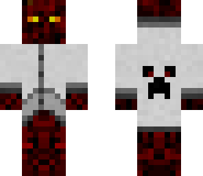 magma cube with creeper hoodie