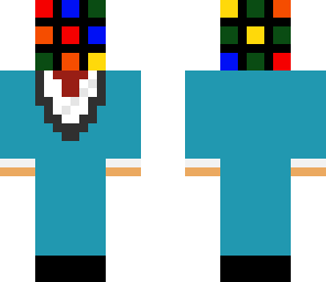 rubix cube head