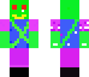 messed up green guy