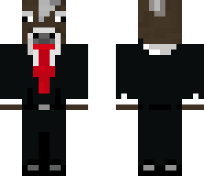 cow in a suit