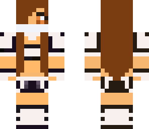 white ninja girl really fixed