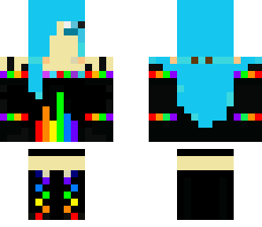rainbow girl