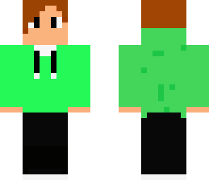 minecraft man green