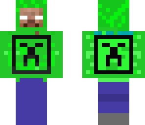 herobrine in a hoodie