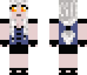 grey haired girl