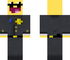 police happy face