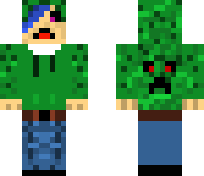 creeper hoodie and jeans