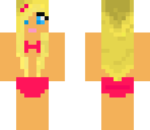girl in bathing suit