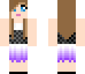 purple and black dress