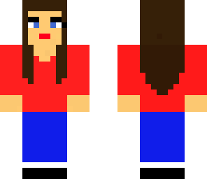 girl editing template