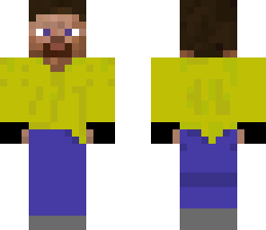 yellowy steve with black gloves
