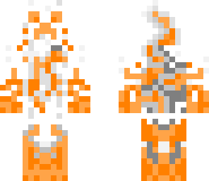 whitewashed orange creeper