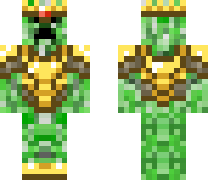 creeper con armadura de oro