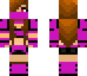 purple ninja girl