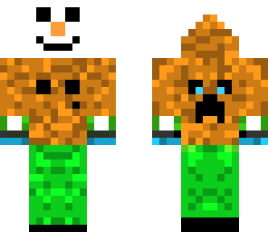 snowman with jumper and headphones