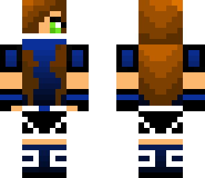 blue ninja girl