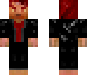 red coated modern swordsman