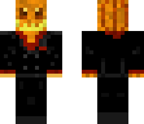 black suit pumpkin freak