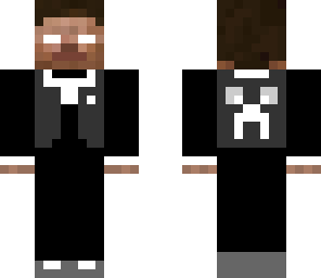 herobrine in a suit