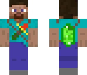 steve with sword and emerald