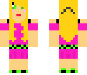 awesome pink blonde girl