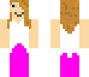 average girl in minecraftia