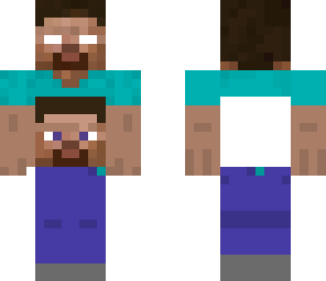 herobrine with steve head