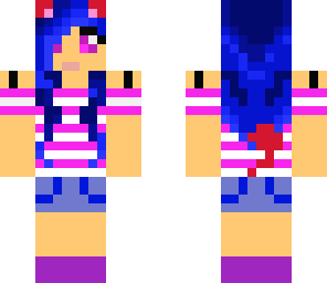 kitty girl with red ears
