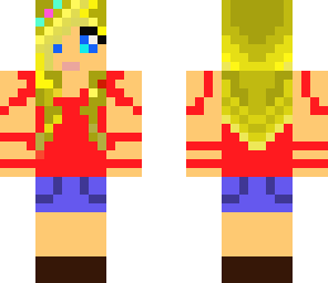 cute girl with blonde hair