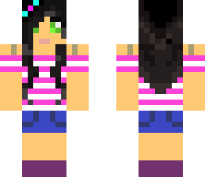 cute girl with black hair