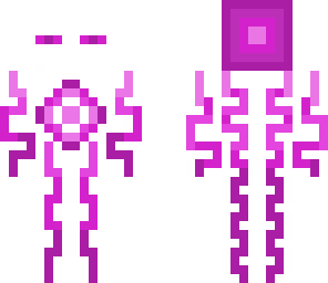 pink and white nano skin