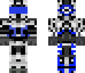 white and blue spartan