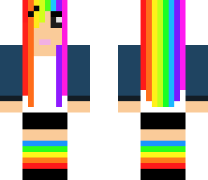 rainbow girl