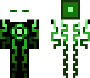 black remake of the green lantern enderman
