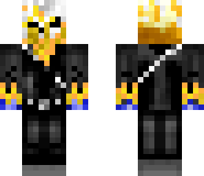ghost rider blue and red