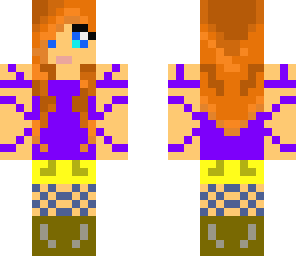 cute girl with orange hair