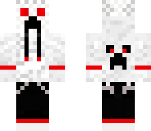 white albino hoodie creeper